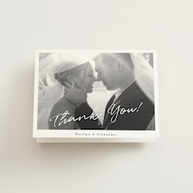 Folded Wedding Thank You Cards