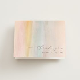 Folded Wedding Thank You Cards