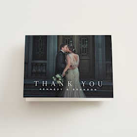 Folded Wedding Thank You Cards