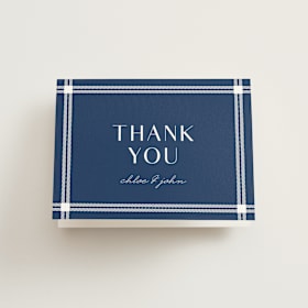 Folded Wedding Thank You Cards