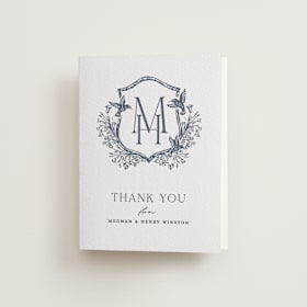 Letterpress Wedding Thank You Cards