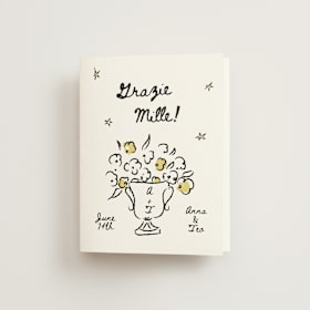 Folded Wedding Thank You Cards