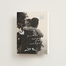 Folded Wedding Thank You Cards