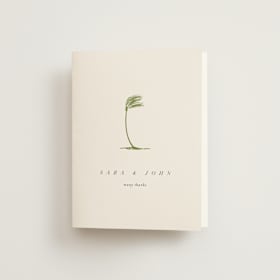 Folded Wedding Thank You Cards