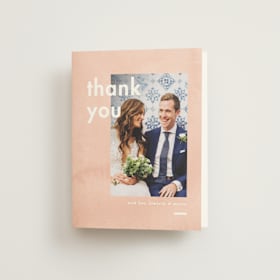 Folded Wedding Thank You Cards