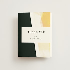 Folded Wedding Thank You Cards