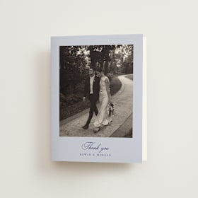 Folded Wedding Thank You Cards