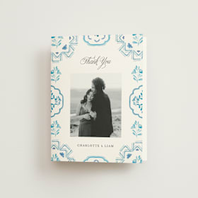 Folded Wedding Thank You Cards