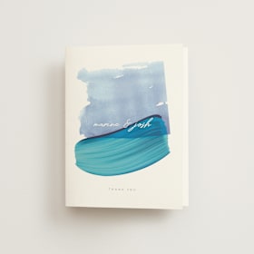 Folded Wedding Thank You Cards