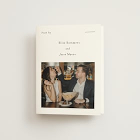 Folded Wedding Thank You Cards