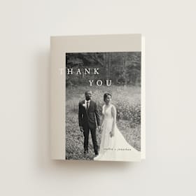 Folded Wedding Thank You Cards