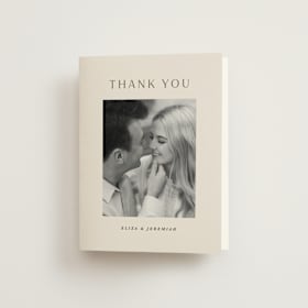 Folded Wedding Thank You Cards
