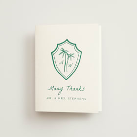 Folded Wedding Thank You Cards