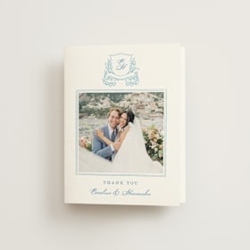 Folded Wedding Thank You Cards