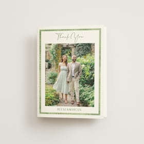 Folded Wedding Thank You Cards