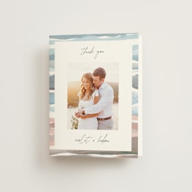 Folded Wedding Thank You Cards