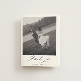 Folded Wedding Thank You Cards