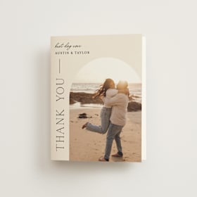 Folded Wedding Thank You Cards