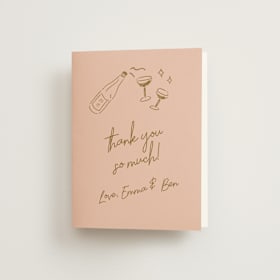 Folded Wedding Thank You Cards