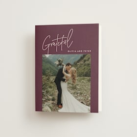 Folded Wedding Thank You Cards