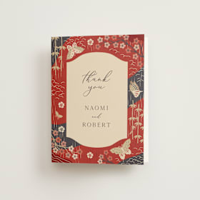 Folded Wedding Thank You Cards