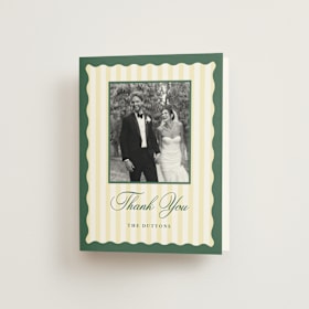 Folded Wedding Thank You Cards