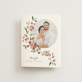 Folded Wedding Thank You Cards