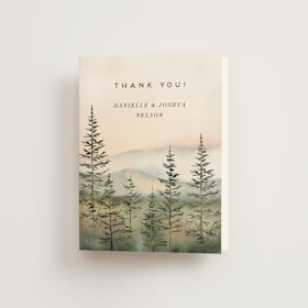 Folded Wedding Thank You Cards