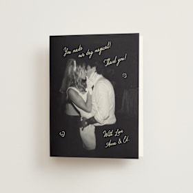 Folded Wedding Thank You Cards