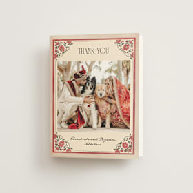 Folded Wedding Thank You Cards