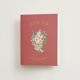 Folded Wedding Thank You Cards