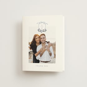 Folded Wedding Thank You Cards