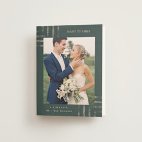 Folded Wedding Thank You Cards