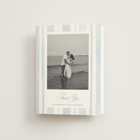 Folded Wedding Thank You Cards
