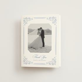 Folded Wedding Thank You Cards
