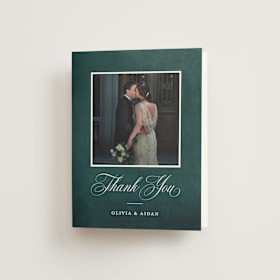 Folded Wedding Thank You Cards