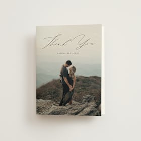 Folded Wedding Thank You Cards