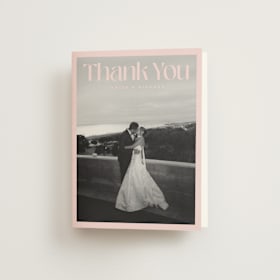 Folded Wedding Thank You Cards