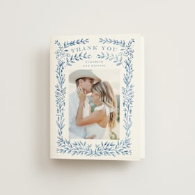 Folded Wedding Thank You Cards