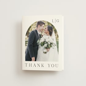 Folded Wedding Thank You Cards