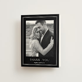 Folded Wedding Thank You Cards