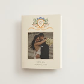 Folded Wedding Thank You Cards