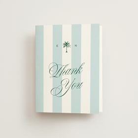 Folded Wedding Thank You Cards