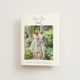 Folded Wedding Thank You Cards