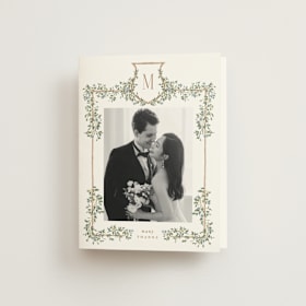 Folded Wedding Thank You Cards