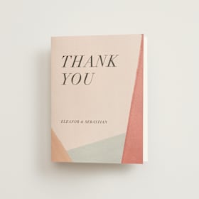 Folded Wedding Thank You Cards