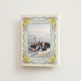 Folded Wedding Thank You Cards