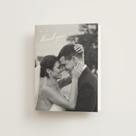 Folded Wedding Thank You Cards