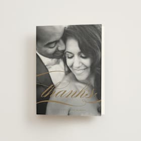 Folded Wedding Thank You Cards