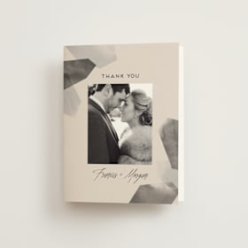 Folded Wedding Thank You Cards